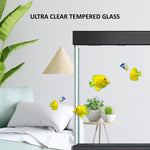 Acuario de vidrio templado Aqua Dream de 100 galones en secuoya