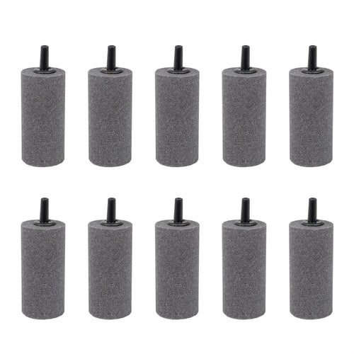 Air Stone 2 Inch Cylinder Diffuser for Fish Tank Aquarium Air Pump One Pack of 10pcs