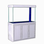 Acuario Aqua Dream de 175 galones con vidrio templado, roble blanco