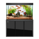 Acuario Aqua Dream de 135 galones de cristal templado, negro