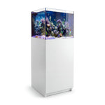 50 Gallon Reef Tank Aquarium Ultra Clear Glass & Built in Sump All White