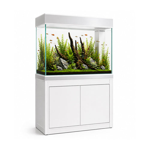 110 Gallon Aquarium with Stand | Premium Glass Fish Tank