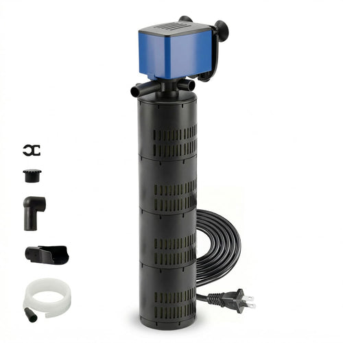 Aqua Dream Filtro Interno 3 en 1 para Acuario, Bomba de Agua, Oxígeno 660 GPH