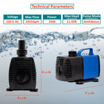 Bomba de agua anfibia Aqua Dream 1450 GPH