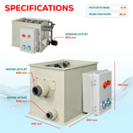 automatic self-cleaning pond filter