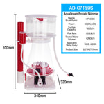 Protein Skimmer 200-500 Gal Ocean Coral Reef Fish Saltwater Aquarium Pump AD-C7PLUS