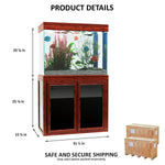 Acuario Aqua Dream de 50 galones de secoya