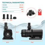 Eco Marine Aquarium Wave 24V DC Water Pump 1600 GPH