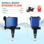 Aqua Dream Filtro para Acuario Bajo Grava Bomba de Agua Oxígeno 475 GPH