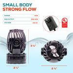 Aqua Dream 24V DC Sine Wave Maker Pump 1600 GPH - Aquarium, Coral Reef, Ponds