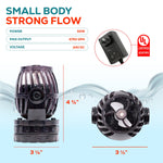 Aqua Dream 24V DC Sine Wave Maker Pump 4800 GPH - Aquarium, Coral Reef, Ponds