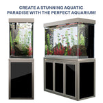 Aqua Dream 235 Gallon Tempered Glass Aquarium Premium Silver