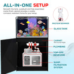 90 gallon reef aquarium complete set