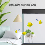 Aqua Dream 200 Gallon Aquarium White and Silver with Premium Filtration System