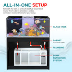 145 gallon reef aquarium complete set
