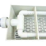 Filtros de caja de goteo con ducha Bakki para estanque de peces, filtran estanques de hasta 108.977 litros a 121.884 litros por hora (LPH)