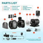 Eco Marine Aquarium Wave 24V DC Water Pump 1600 GPH