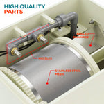 automatic self-cleaning pond filter