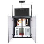 Aqua Dream Coral Reef Aquarium Tempered Glass Fish Tank 90 Gallon Complete Set Black
