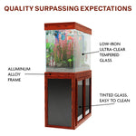 Acuario Aqua Dream de 50 galones de secoya