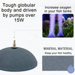 Air Stone 7.9 Inch Dome Diffuser for Fish Tank Aquarium Air Pump