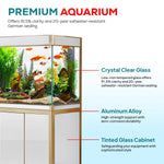 250 gallon aquarium with stand sump and LED