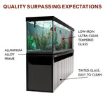 Pecera Aqua Dream de 600 galones, acuario de cristal templado negro