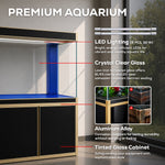 260 Gallon Aquarium | Luxury Large Glass Fish Tank with Stand