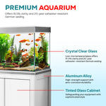 230 gallon aquarium with stand sump and LED
