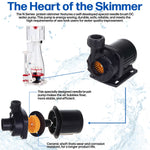 Protein Skimmer 100-210 Gal Ocean Coral Reef Fish Saltwater Aquarium Pump AD-N170PLUS