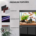 Acuario Aqua Dream de 135 galones de cristal templado, negro