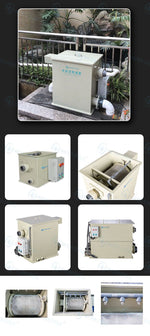 Sistema de filtración de tambor macro para estanques Koi Filtra estanques de hasta 272,000 litros a 305,420 litros por hora (LPH)