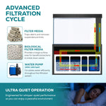 Aqua Dream 145 Gallon Tempered Glass Aquarium Silver Edition