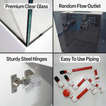 130 Gallon Aquarium with Stand | Rimless Glass Fish Tank | Aqua Dream USA