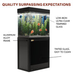 40 gallon fish tank and stand | 40 Gallon Breeder Dimensions