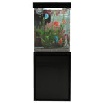 Aqua Dream Acuario de cristal templado de 220 galones negro de primera calidad