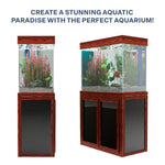 Acuario Aqua Dream de 50 galones de secoya