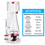 Protein Skimmer 100-210 Gal Ocean Coral Reef Fish Saltwater Aquarium Pump AD-N170PLUS