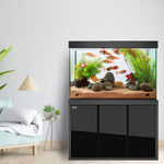 Acuario Aqua Dream de 135 galones de cristal templado, negro