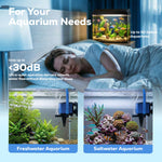 Aqua Dream Acuario Filtro Bajo Grava Bomba de Agua Oxígeno 320 GPH