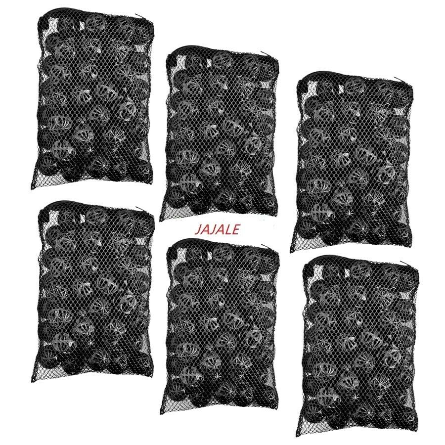 300 unidades (6 bolsas) de bolas de malla biológica para acuario con bolsa de medios filtrantes GRATIS