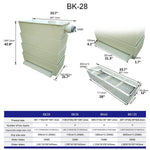 Fish Pond Bakki Shower Trickle Filter Drip Box Filters Ponds Up To 6,720 Gallons At 7500 Gallons Per Hour (GPH)