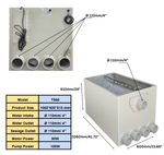 Pond Submerged Macro Drum Filter Filters Ponds Up To 14,370 Gallons At 16,100 Gallons Per Hour (GPH)