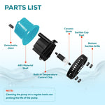 Aqua Dream 1452 GPH Bottom Suction Water Pump - 125W Energy Efficient, Low-Suction