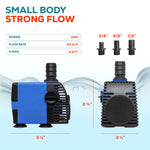 320 GPH submersible water pump