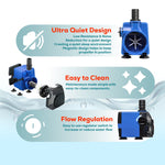 320 GPH submersible water pump